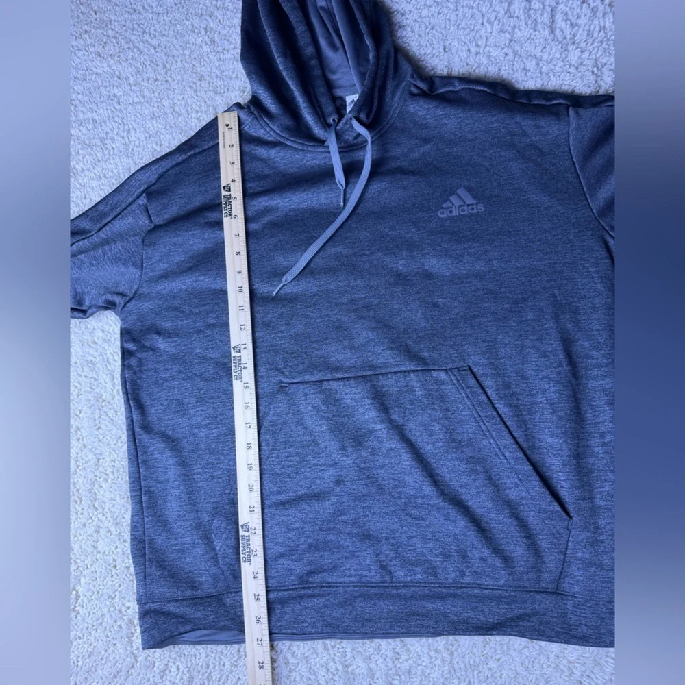 Adidas Men's Gray Hoodie Size XL